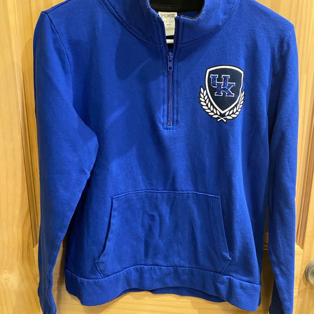 Blue Quarter-Zip woman’s Sweater